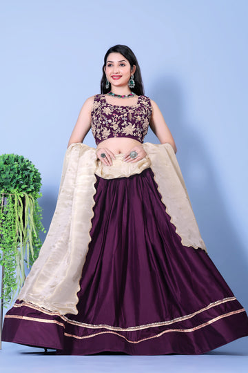 Embroldered & Sequence Lehenga Choli